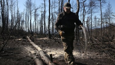 Пожари бушуват в Гърция - близо са до българската и турската граница