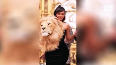 Кайли Дженър и Ирина Шейк "взривиха" Седмицата на модата, носейки лъвски глави