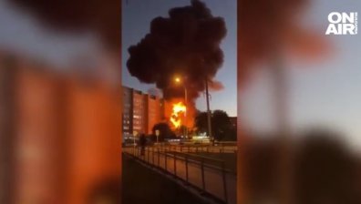 Шест са жертвите, 19 са ранените след падането на военен самолет върху блок в Русия