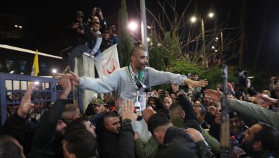 Израелските власти освободиха 110 палестински затворници