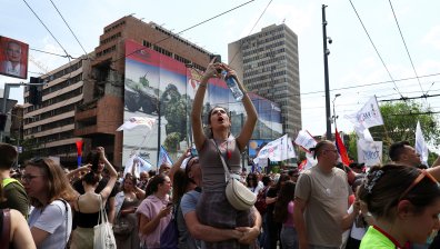 Студенти блокираха сградата на съда в Нови Сад