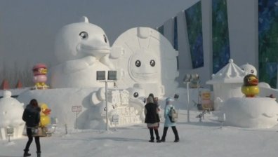 Зимна приказка на фестивал в Китай