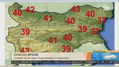 Захладняването бе моментно, а сега ни очакват отново жеги