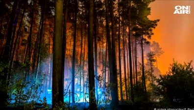 Евакуираха 600 души заради горски пожар край Берлин