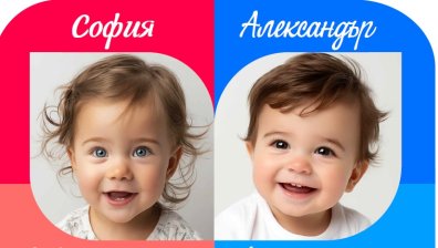 София изпревари Виктория: Най-популярните имена на новородените в България през 2025 г.