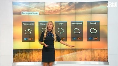 Слънчево и топло начало на седмицата, градусите ще прехвърлят 30