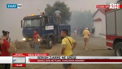 Пожарът на гръцкия остров Евия е овладян, няма пострадали