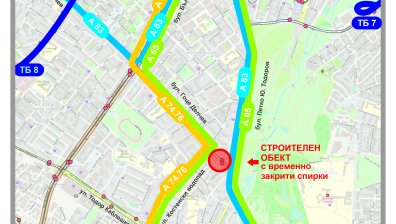 Сериозни промени в движението в София заради тежък ремонт под бул. "Гоце Делчев"