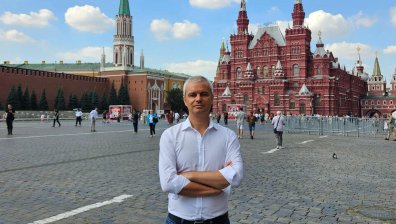 Костадин Костадинов се снима на Червения площад в Москва (+ СНИМКИ)