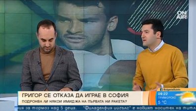 Ники Ибришимов: Гришо най-много съжалява, че няма да участва на Sofia Open