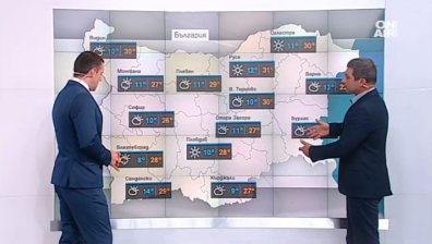 И днес ще бъде слънчево и топло, времето се разваля в неделя