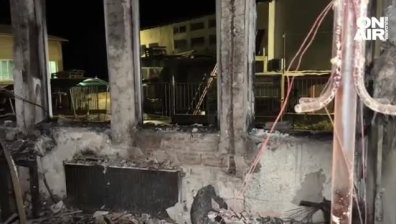 "Игра на война": Пожар избухна в габровско село, изпепели производствена сграда