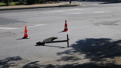 Удар с електрическа тротинетка вкара жена в болница