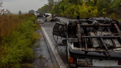 Десетки жилищни сгради са поразени от руската артилерия в град Никопол