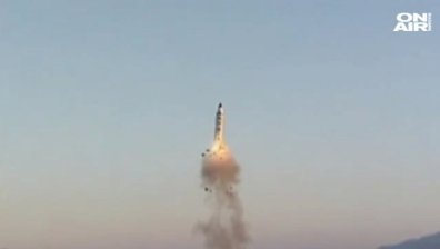 Учения с бойни ракети бяха проведени край Астрахан