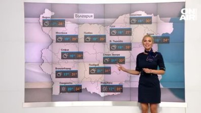 Слънчево до обяд, облачно и с валежи следобед - градусите скачат до 34