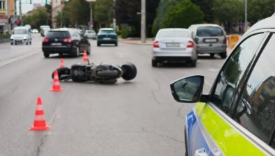 Моторист пострада при катастрофа на пътя Казанлък &ndash; Стара Загора