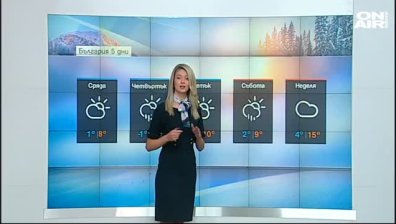 Очаква ни ново застудяване и топъл уикенд