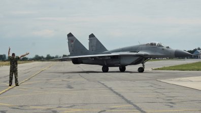 Изтребител МиГ-29 падна край Шабла, провежда се спасителна операция