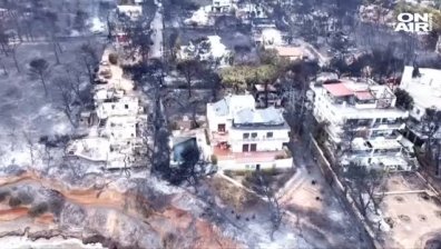 След огнения ад в Гърция: Близо 2000 са засегнатите постройки