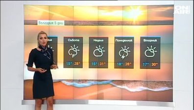 Дъждовен и горещ уикенд, новата седмица започва със захлаждане 