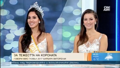Красива и с кауза: Барбара Виторелли на гости у нас