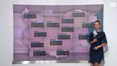 Времето днес: Повече облаци над страната, температурите достигат 36 градуса