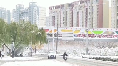 Не се случва само у нас: Първият сняг в Пекин създаде транспортен хаос