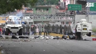 Блокади по улиците на Каракас