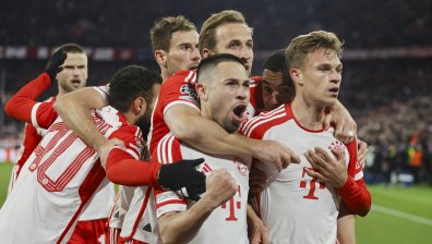 Гол на Кимих срещу "Арсенал" класира "Байерн" за 1/2-финалите на ШЛ