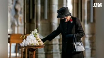 Британската кралица се появи за първи път с предпазна маска