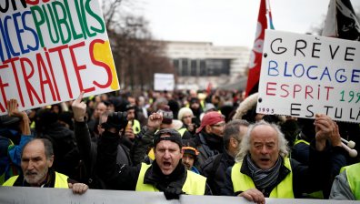 Пореден протест срещу политиката на Макрон