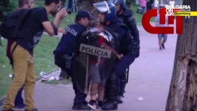 Сблъсъци между фенове и полиция в Лисабон
