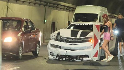 Катастрофа в тунел "Витиня" затруднява трафика, възможно е образуване на колони