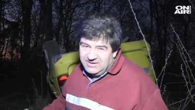 Такси се обърна по таван на пътя Русе - Силистра