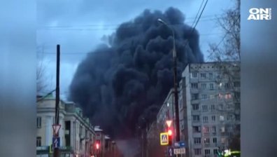 Горя завод за военна техника в Русия с площ 5000 кв. метра