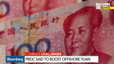 Резки движения на офшорните валутни пазари в Китай