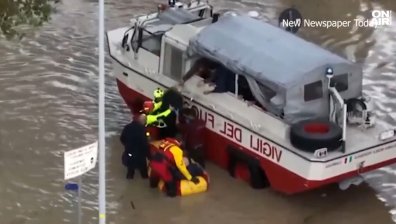 Проливни дъждове наводниха Милано (+ВИДЕО)