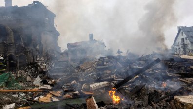 Разруха в Украйна след мощната руска атака с бомби (СНИМКИ)