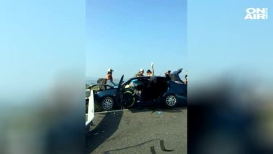 Три катастрофи на магистрала "Тракия" блокираха движението