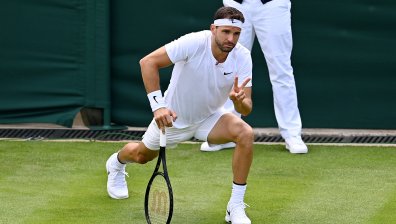 Григор Димитров с летящ старт срещу Тийм, но му прилоша и се отказа