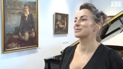 Сани Жекова откри с гордост и вълнение изложба с картини на прадядо си