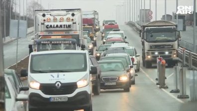 След ремонта: Голямо задръстване на новото Околовръстно в София