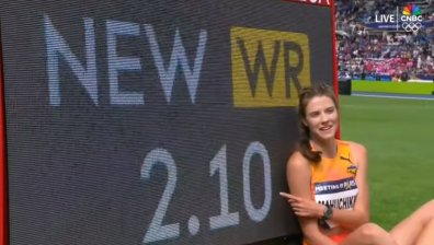 Луда радост на Магучих след като подобри рекорда на Стефка Костадинова (ВИДЕО)