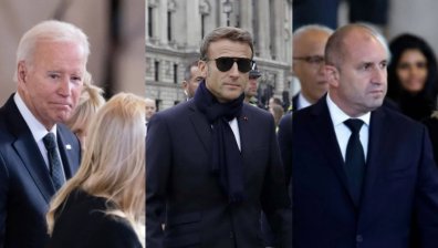 Байдън, Радев, Макрон и съпругите им си взеха последно "сбогом" с кралица Eлизабет (+СНИМКИ)