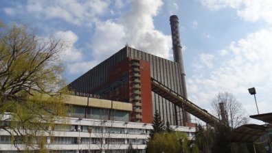 Работници в ТЕЦ "Бобов дол" излязоха на протест срещу закриването на централата