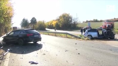 Двама ранени в тежка катастрофа край Велико Търново