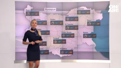 До 32 градуса днес, следобед по морето ще бъде облачно и дъждовно