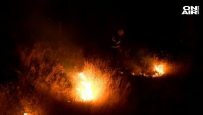 Пожар край Дупница намали видимостта на АМ "Струма"
