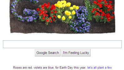 Google чества Деня на Земята